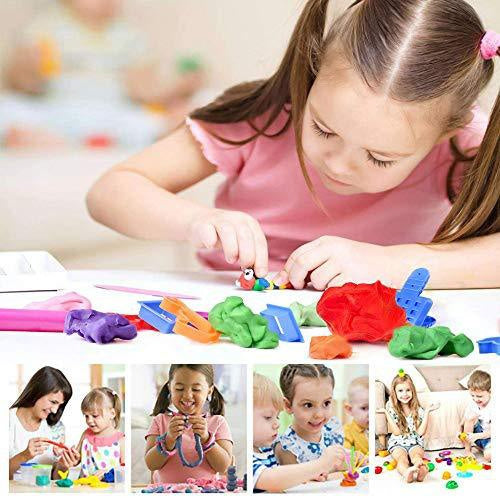 Multicolour non-toxic dough clay, 30 grams each, pack of 6 Multicolour non-toxic dough clay, 30 grams each, pack of 6